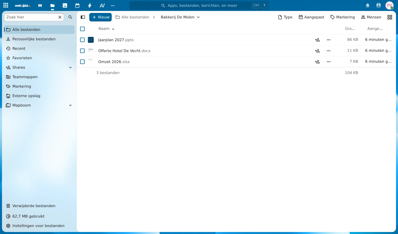 A quote opened in Euro-Office in Nextcloud